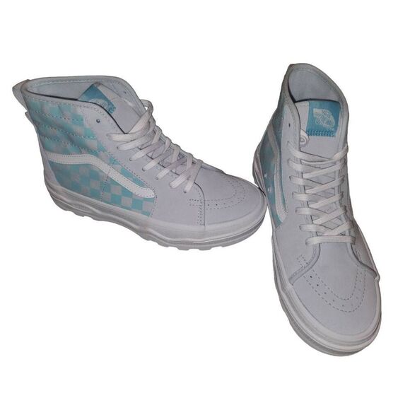 Vans Unisex platform Sentry Sk8-Hi WC Shoes Sneakers Checkerboard Plein Air Wome - Picture 1 of 6